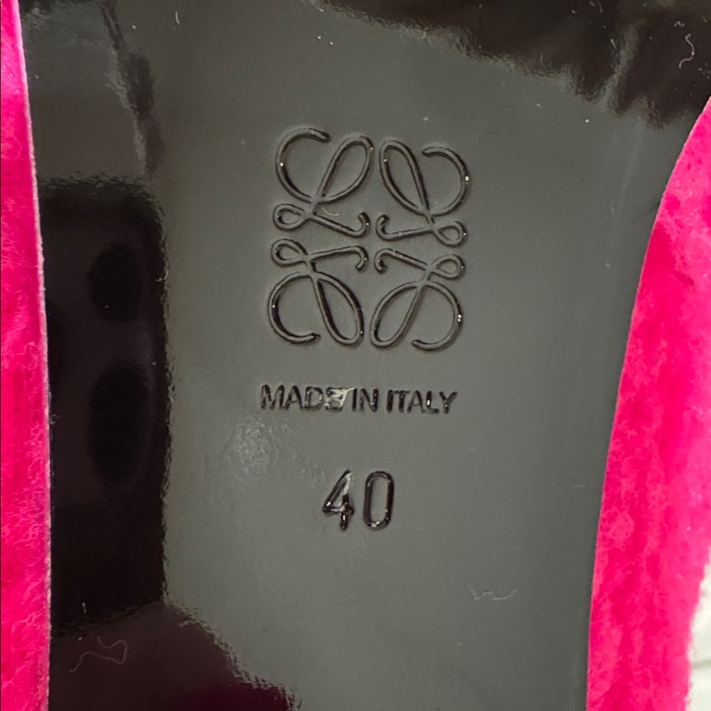 Loewe Fleece Pointed toe Mule - Picture 10 of 11